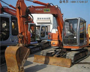 日立55橡膠履帶挖機(jī)