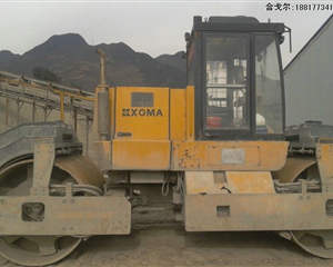 二手雙鋼輪廈工振動(dòng)壓路機(jī)